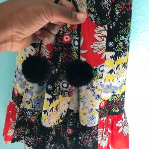 Nicole Miller Colorful spaghetti strap dress